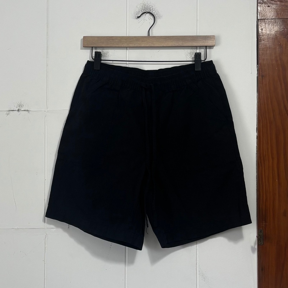 Style & Co Womens Black‎ 100% Cotton Elastic Waist Drawstring Shorts Small